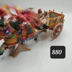 Handmade Sicilian Horse And Cart 