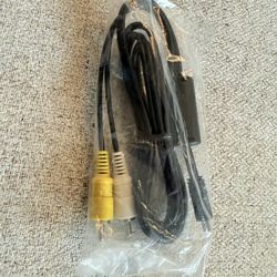 Audio/Video cable, specifically designed for connecting a Nikon Coolpix camera to a television or other display device.Compatible with multiple brands