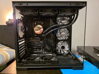 Am5 starter build. X670E Motherboard, Nzxt C850 Psu, 9 fans, 360mm Aio.