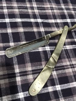 Vintage Cattaraugus Cutlery co. Green pearl. Ex cond OBO