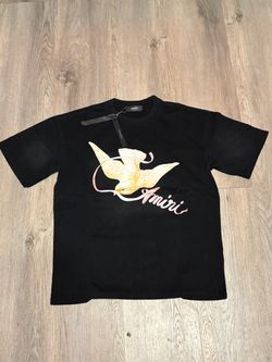 Amiri Black Dove Graphic T-Shirt