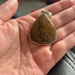 Bronzite Pendant 