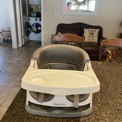 Baby base 2-in1 Booster Feeding Seat with Self Storing Tray