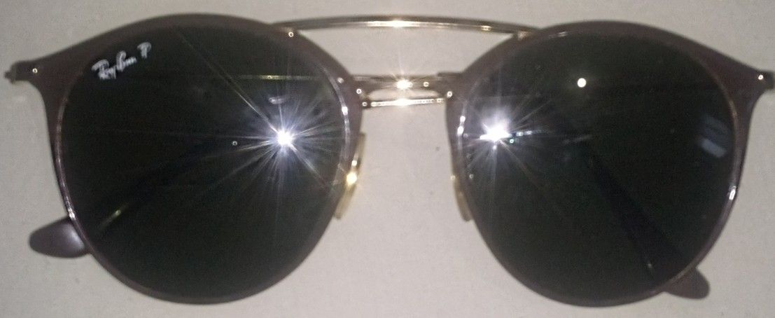 RayBans Black & Gold 