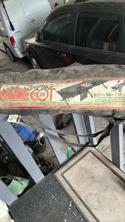 Complete camping game cot