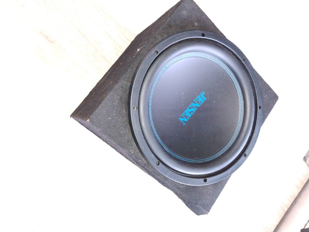 12 Inch Speaker With Box Jensen