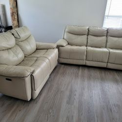 Couch,  Genuine Leather 