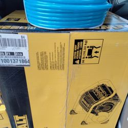 DeWalt Whisper Air Compressor + Hose