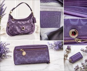 Authentic Coach Purse with Wallet