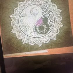 New Fabric Tapestry Room Decor Boho Ying Yang 