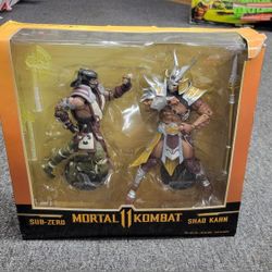 Mcfarlane Mortal Kombat 11 Sub Zero vs. Shao Khan Action Figure Exclusive 2 Pack