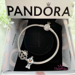 PANDORA bracelet with two charms included ORIGINAL.