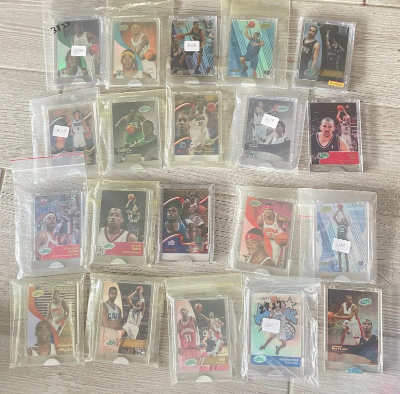 Over 500 eTopps Refractor Cards Basketball Baseball Football 
