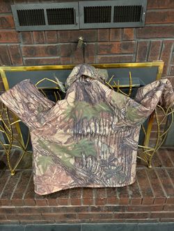 Camo Hunting Jacket with Hood