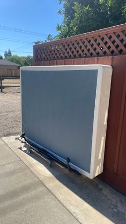 FREE queen size bed frame and pedestal