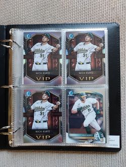 60 A's & Angels Baseball Card Lot