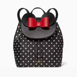 Disney KATE SPADE Minnie Mouse Backpack Polka Dot
