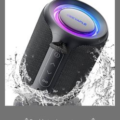 Bluetooth Speaker Wireless,IP67 Waterproof & Dustproof Portable Speaker With Lights,15W Loud Stereo Sound, 2500mAh Battery All Day Playtime, TWS Pairi