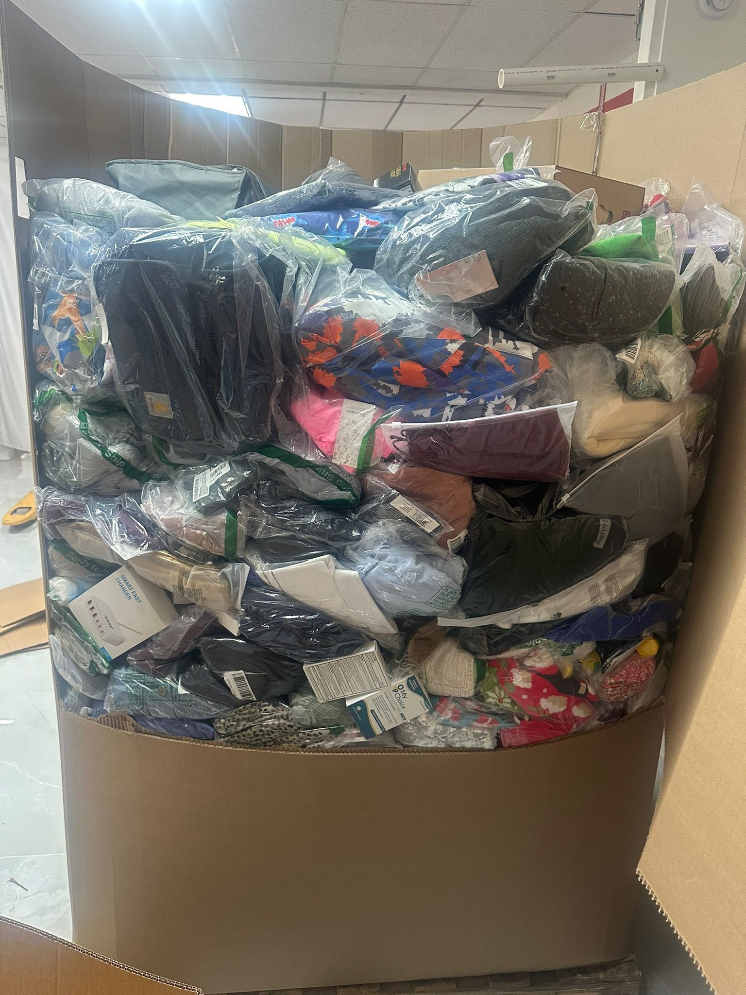 Pallet Of Clothing And Some Electronics