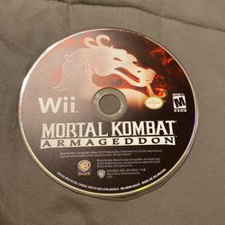 Nintendo Wii Mortal Kombat Armageddon Video Game Single Disc Only