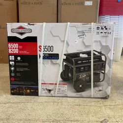 6500-Watt Electric Switch Gasoline Powered Portable Generator with B and S OHV Engine Featuring CO Guard……030841