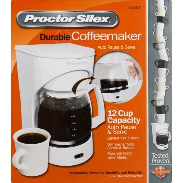 Proctor Silex 12 Cup Durable Coffeemaker