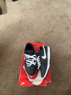 Nike dunk low black white size 8 men’s shoes
