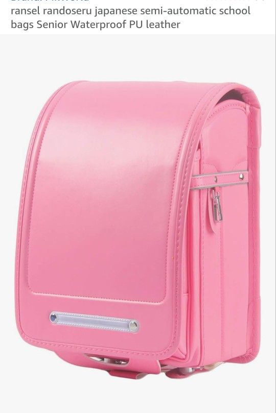 ransel randoseru japanese semi-automatic school bags Senior Waterproof PU leather