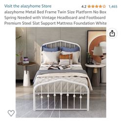 $50 OBO Black Twin Bed Frame