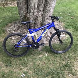 24” Mongoose Mountain Bike (duel Suspension)