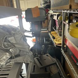 Drill Press W/ Stand & Grinding Wheel
