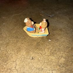 Hallmark Merry Miniatures 1996 "Sweetheart Cruise" 3-piece set