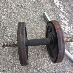 Have 2 20lb Dumbbells 