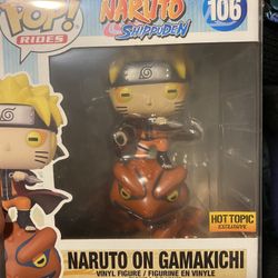 Naruto On Gamakichi Hot Topic Exclusive Funko Pop