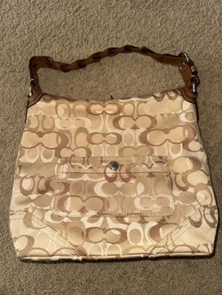 Coach monogram handbag