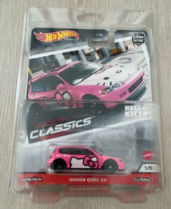Hot wheels modern classics Honda Civic EG Hello Kitty