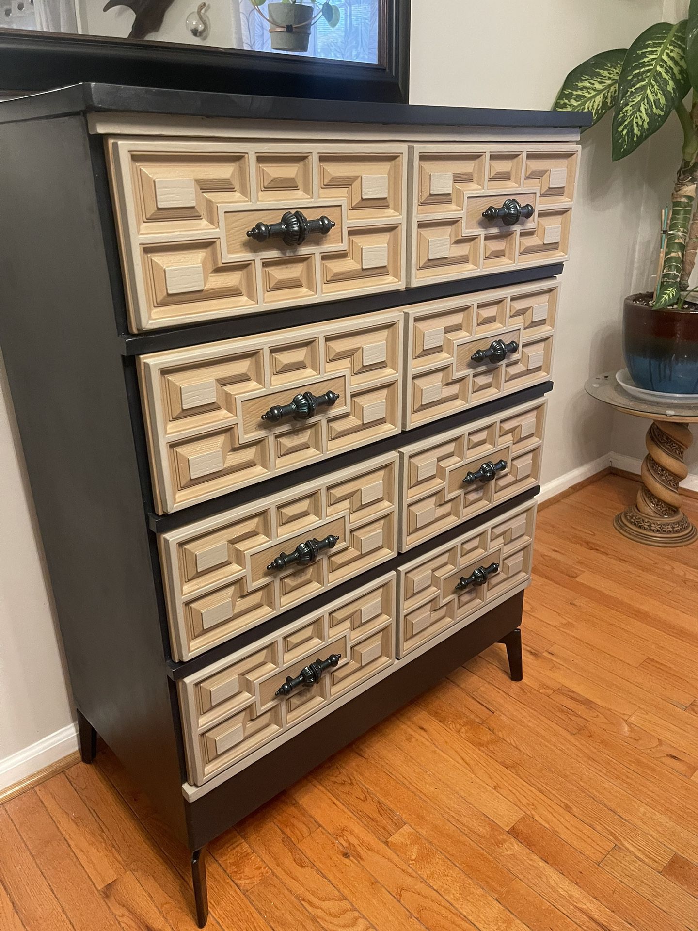 FOUR DRAWER MCM CHEST.  