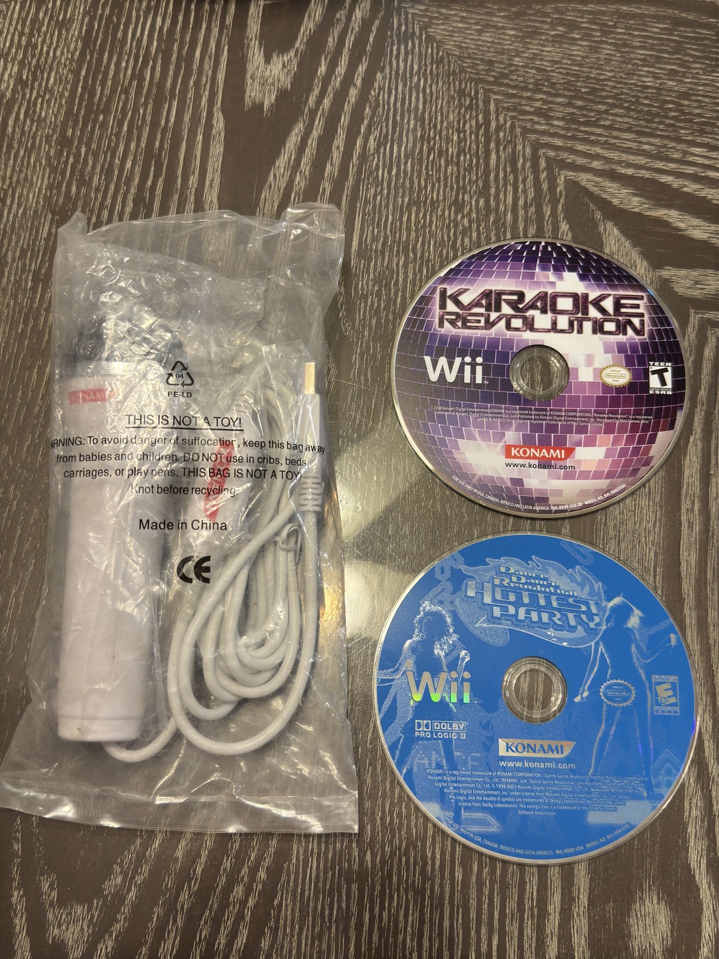 Karaoke Revolution, Dance Dance Revolution Hottest Party, And New Microphone For Wii