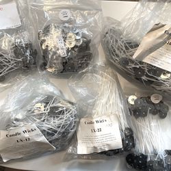 1000 Bulk Lot Of Pre-tabbed LX Wicks For Candle making