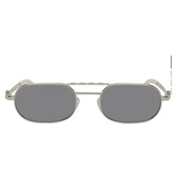 Off-White Silver Baltimore Sunglasses