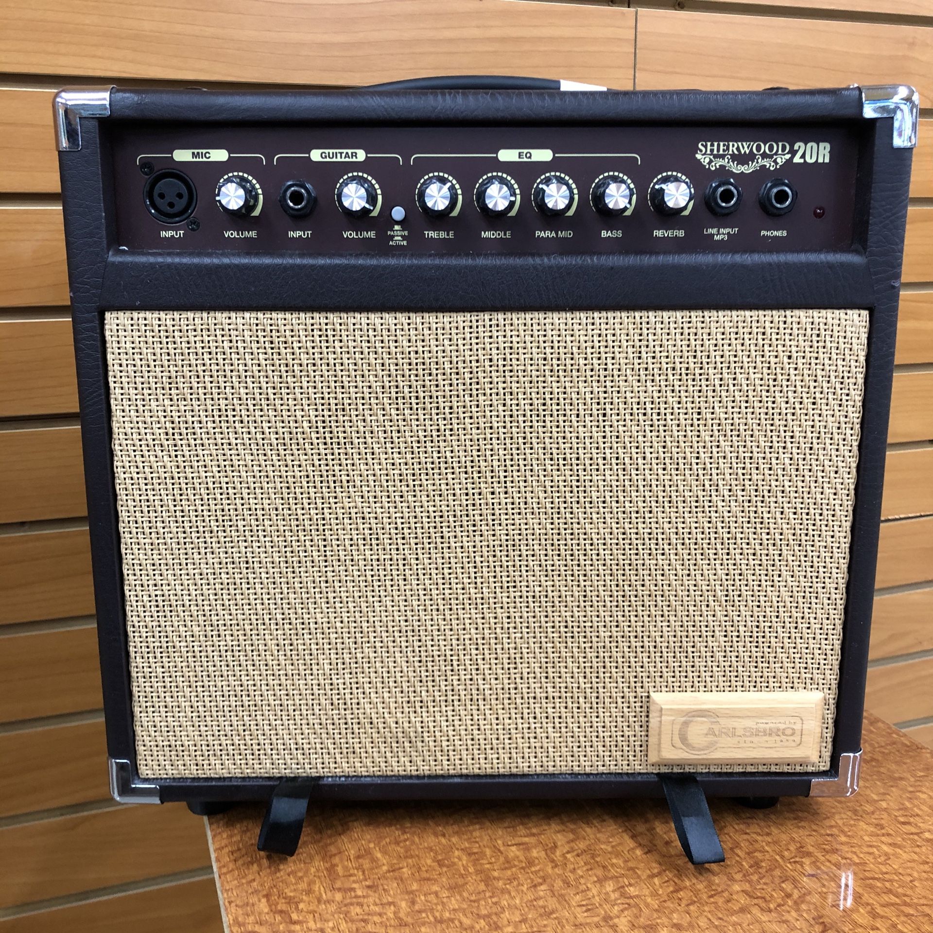 Carlsbro Sherwood 20R Acoustic Guitar Combo Amplifier 20W with Reverb