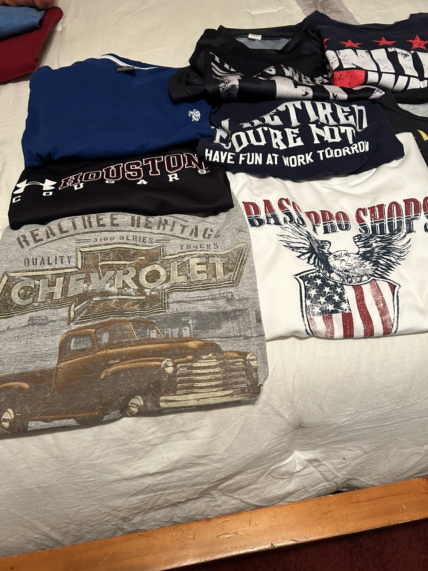 8 Shirts With Writing 