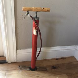 Vintage Dorcy Bike Pump Red