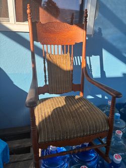 Solid wood rocker $60