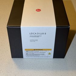Leica D-Lux 8 Digital Camera (Sealed – New in Box)