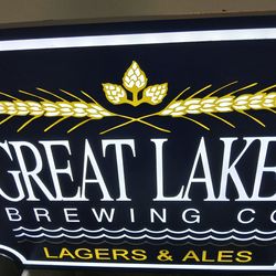 Great lakes beer sign