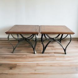 $20 for (2) Side Tables/End Tables - 26W x 26D x 21H 