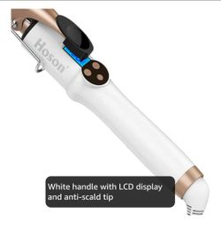 3/4 Inch Curling Iron for Short Hair, Professional Ceramic Tourmaline Hair Wand Curler Extra Long Barrel, Dual Voltage Glove Include