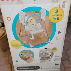 Fisher Price - 3-in-1 Swing 'n Rocker