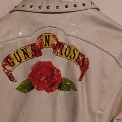Guns And Roses Wilson Leather Jacket New 